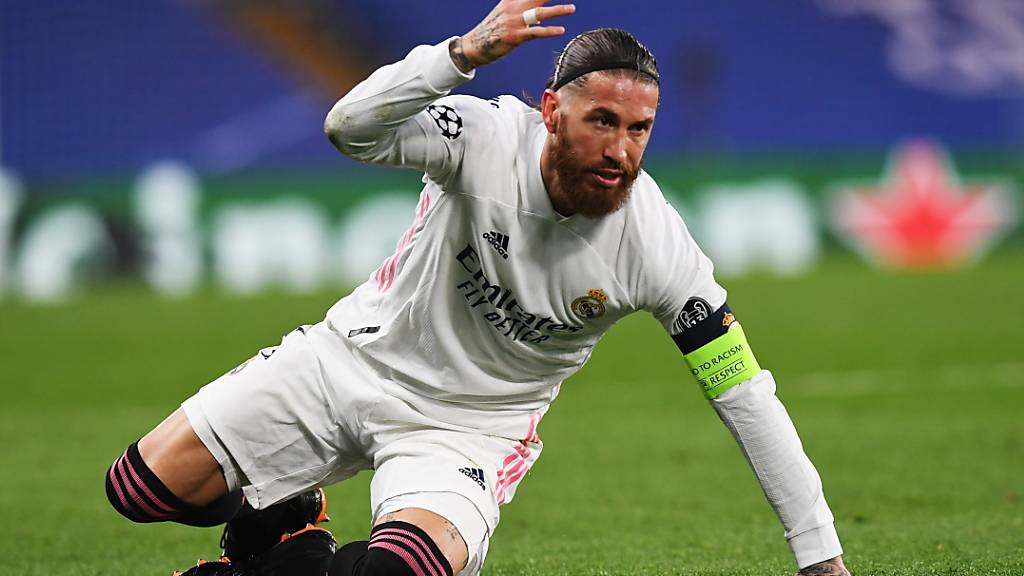 Sergio Ramos bei einem seiner seltenen Auftritte in diesem Jahr: im Halbfinal-Rückspiel des Champions-League-Halbfinals gegen Chelsea