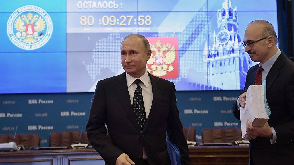 Der russische Präsident Wladimir Putin hat am Mittwoch offiziell seine Kandidatur für eine vierte Amtszeit eingereicht.