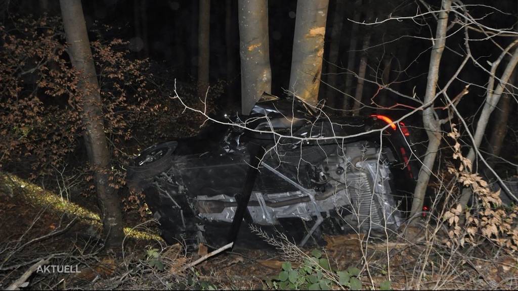 BMW in Baum geprallt: Zwei Tote bei Selbstunfall in Dornach (SO)