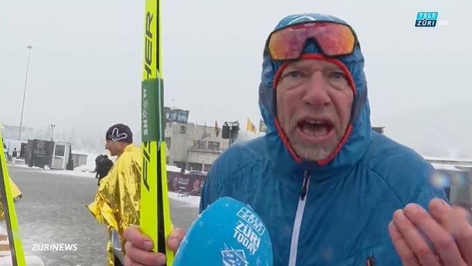 Wachs-Kontrolle am Engadin Skimarathon