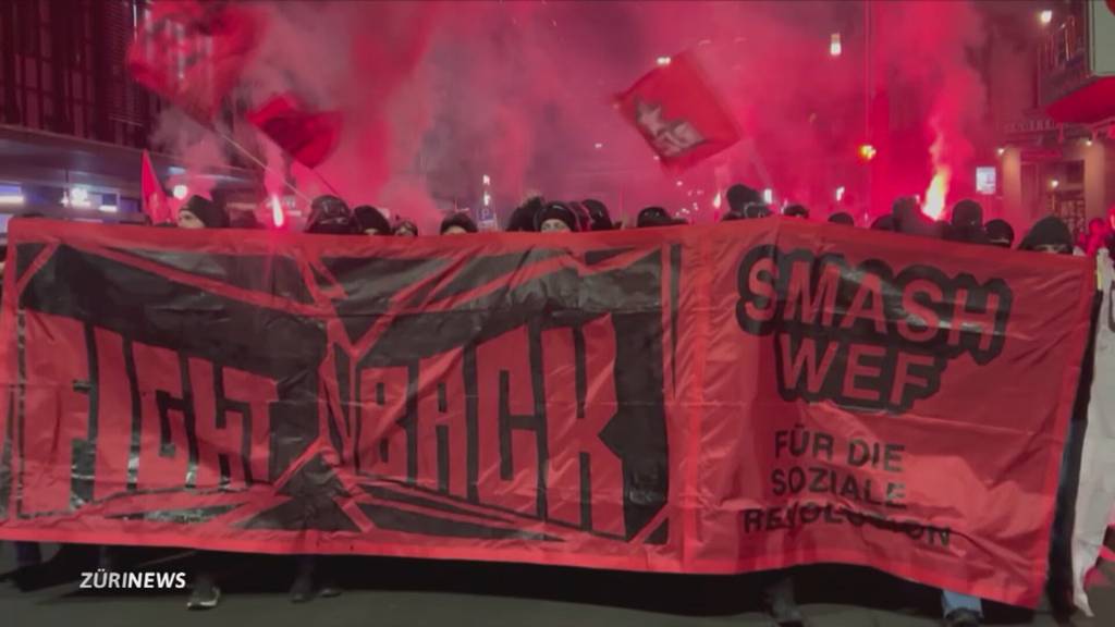 Zürcher Stadtpolizei zieht Bilanz zur Anti-WEF-Demo