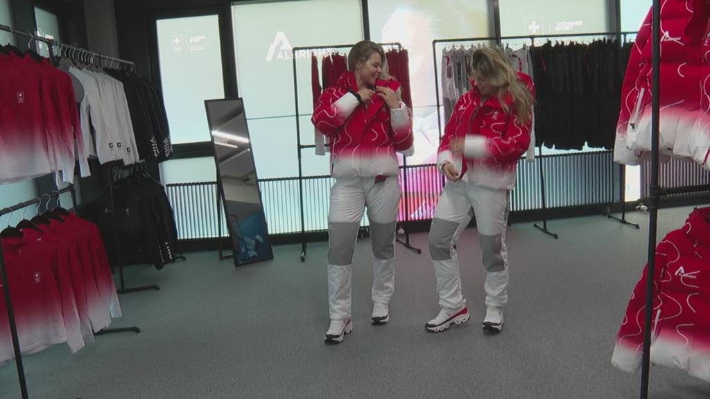 Speed-Team von Swissski fasst Kleider für Olympia