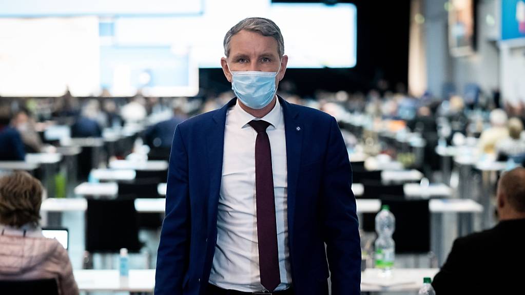 AfD-Rechtsaußen Björn Höcke hält die Pandemie für «herbeigetestet». Foto: Kay Nietfeld/dpa