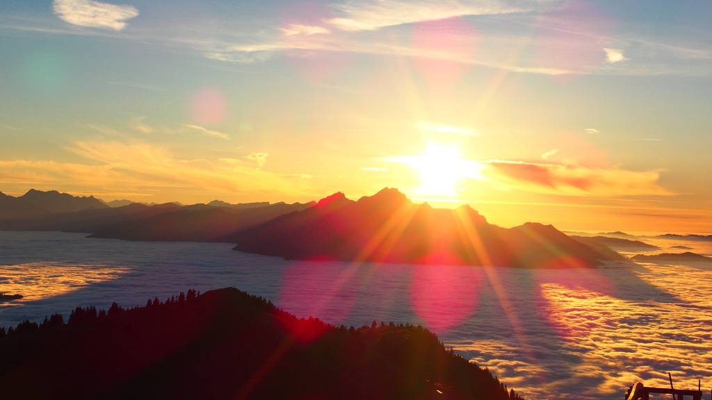 Auf einen Blick sehen, wo die Sonne scheint