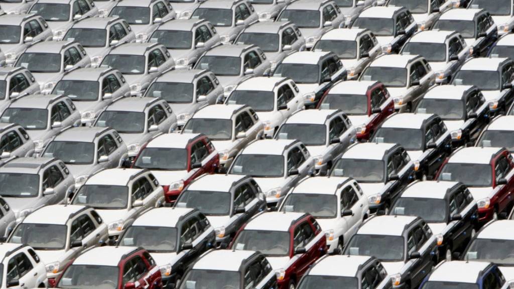 Autos aus südkoreanischer Produktion stehen zum Export bereit. (Archivbild)
