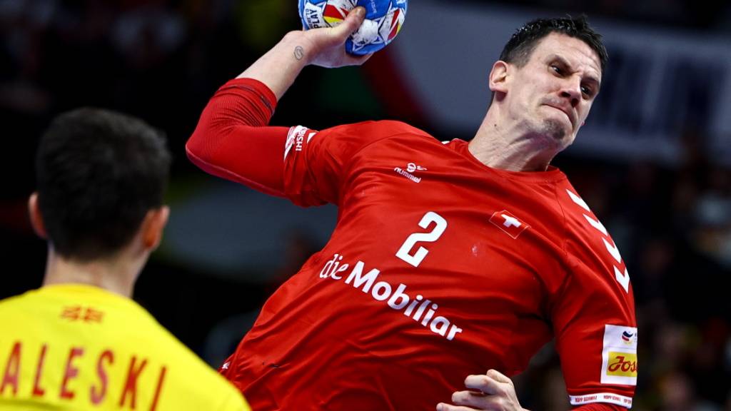 Andy Schmid in seinem letzten Spiel als Nationalspieler