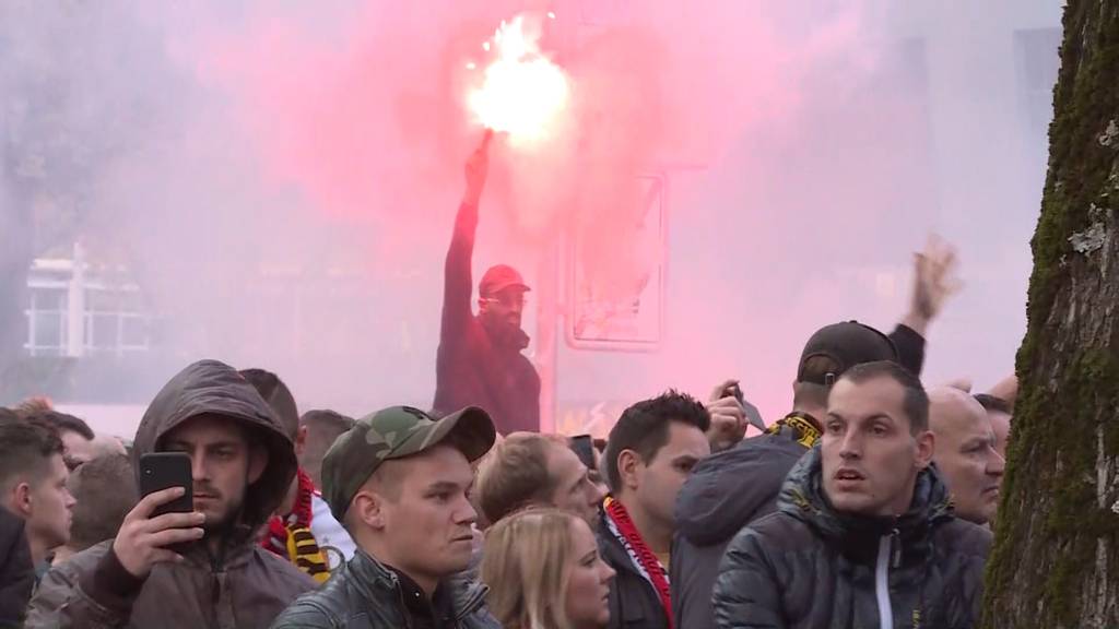 Feyenoord-Rotterdam-Fans wüten in Bern