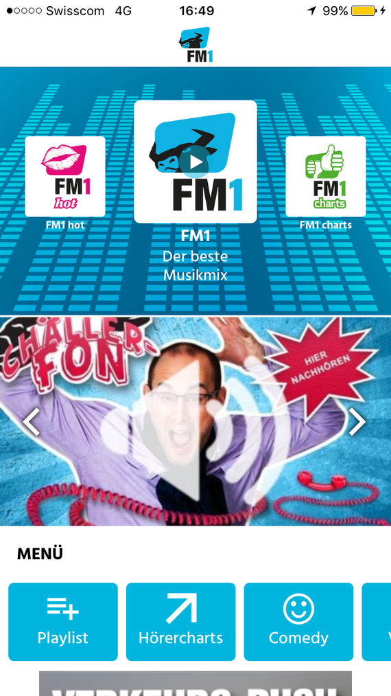 Radio FM1 hat neue Webchannels.