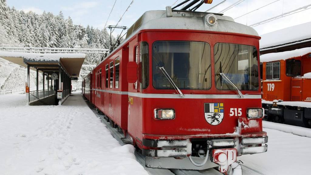 Schneebrett auf Gleis: Zugstrecke zwischen Klosters und Davos bis Donnerstag gesperrt