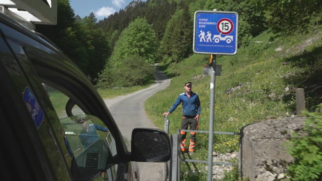 Spektakuläre Baustelle im Alpstein