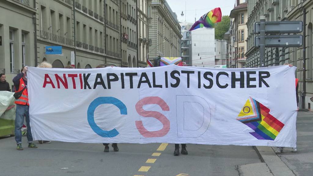 800 Menschen demonstrieren in Bern gegen LGBTIQ-Diskriminierung