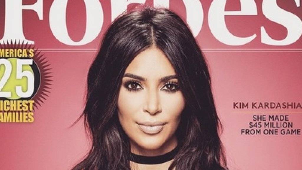 Das Wirtschafts-Magazin «Forbes» zählt Kim Kardashian zu den «New Mobile Moguls». (Instagram)