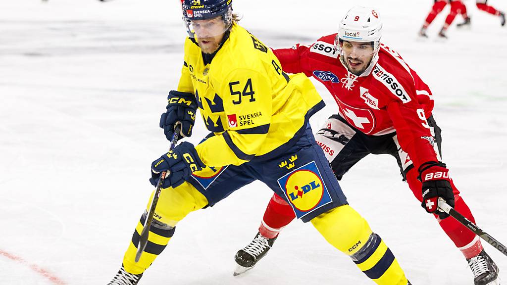 Anton Lindholm, einer der drei neuen Ausländer Berns, bestritt für Schweden die letzten beiden Weltmeisterschaften