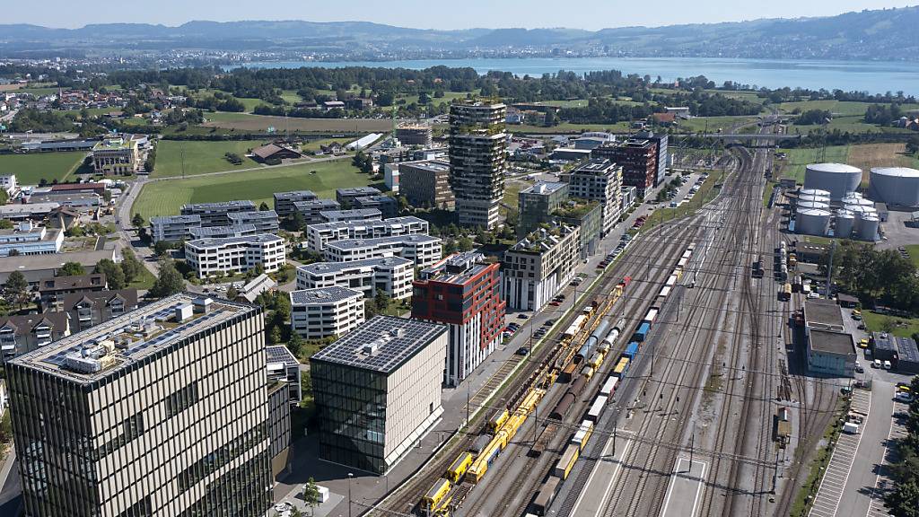 Das Suurstoffi-Areal in Rotkreuz ist eines der Tätigkeitsgebiete der Zug Estates. (Archivaufnahme)