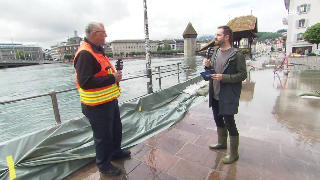 Hochwasser-Situation Schweiz