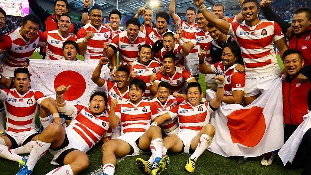 Japan feiert den Sieg wie einen WM-Titel