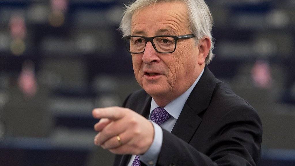 EU-Kommissionspräsident Juncker will nur Länder neu in die EU aufnehmen, welche keine Grenzstreitigkeiten mit andern Staaten haben. (Archiv)