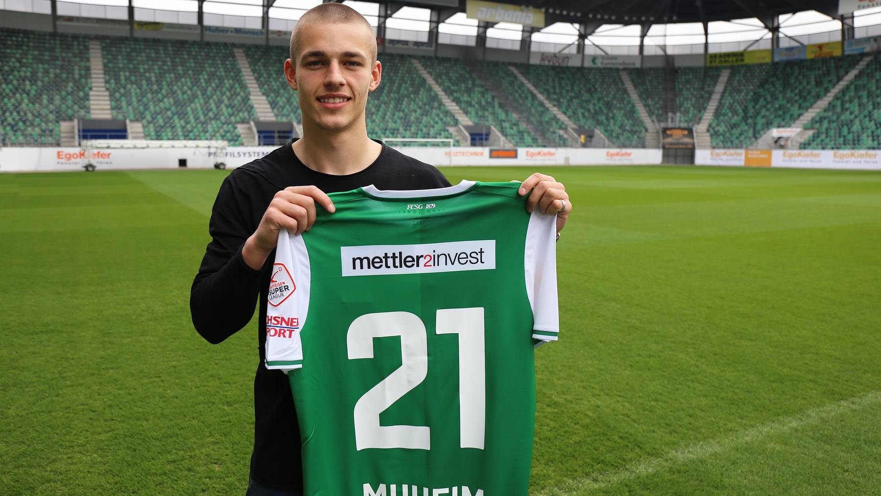 Trägt beim FCSG das Trikot mit der Nummer 21: Miro Muheim.