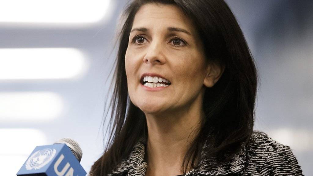 Sie kündigt einen neuen Arbeitsstil an: Die neue Botschafterin der USA bei den Vereinten Nationen, Nikki Haley.