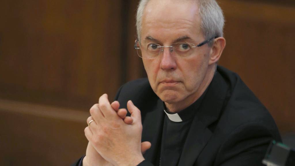 ARCHIV - Justin Welby, Oberhaupt der anglikanischen Kirche, hat seinen Rücktritt erklärt. Foto: Alastair Grant/AP