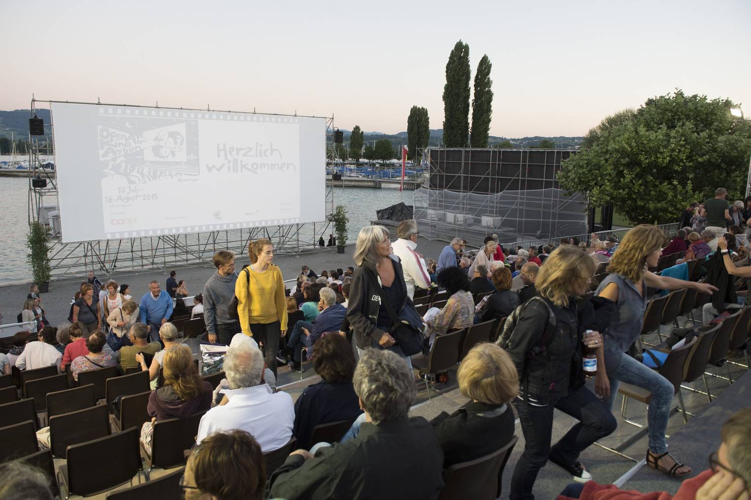 Das Openair-Kino in Arbon - eines von vielen. (Bild: Tagblatt/Ralph Ribi)