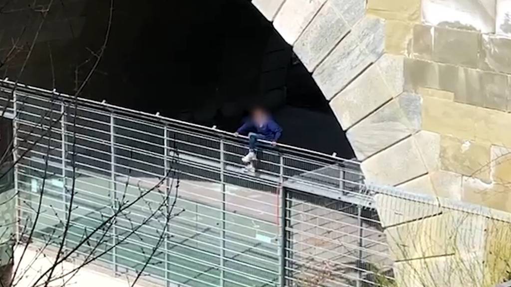 Unglaubliche Szene in Bern: Mann versucht ins Bärengehege zu klettern