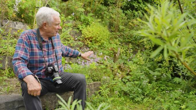 Hanspeter Latour zeigt seinen naturnahen Garten im Eriz