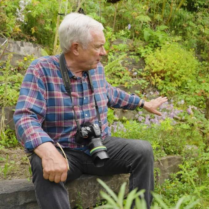 Hanspeter Latour zeigt seinen naturnahen Garten im Eriz