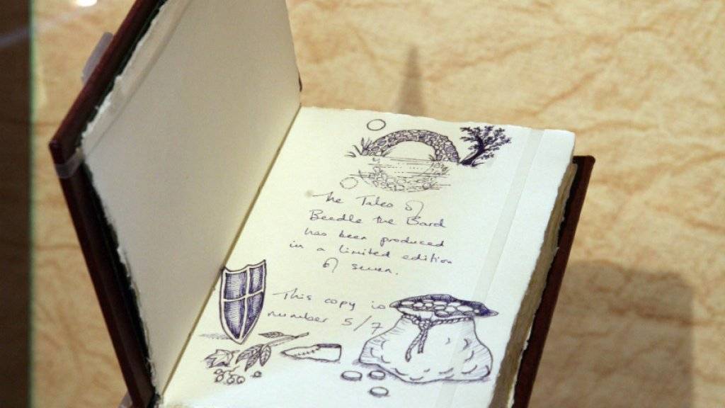 Blick in eines der sieben handgeschriebenen Beedle-Bücher (Archiv)