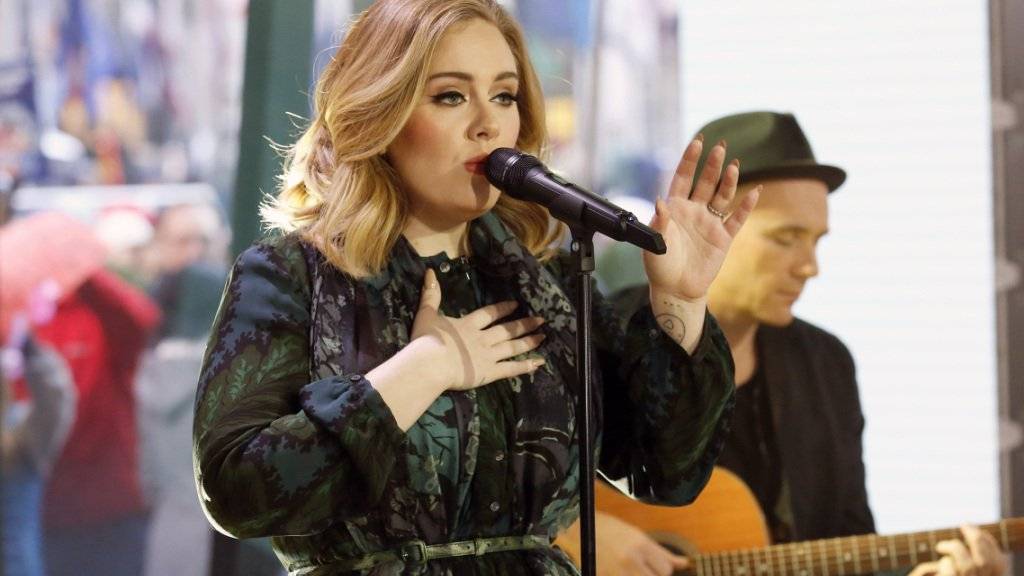 Adele am Mittwoch in der «Today»-Show, in der sie bekanntgab, dass sie eventuell weitere Songs einem Streamingdienst zur Verfügung stellt.