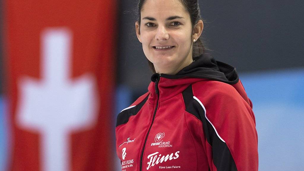 Skip Binia Feltscher: Die zweifache Weltmeisterin will mit ihrem Team an die Winterspiele kommen