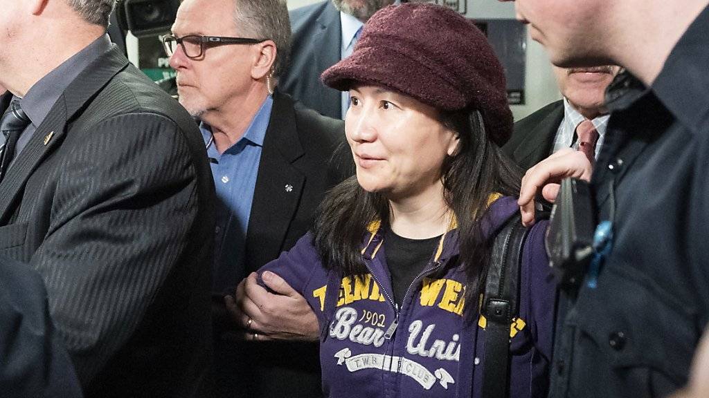 Die politischen Spannungen zwischen China und Kanada nach der Verhaftung der Huawei-Finanzchefin Meng Wanzhou (im Bild) könnten durch ein chinesisches Todesurteil gegen einen kanadischen Staatsbürger  neu angefacht werden. (Archivbild)