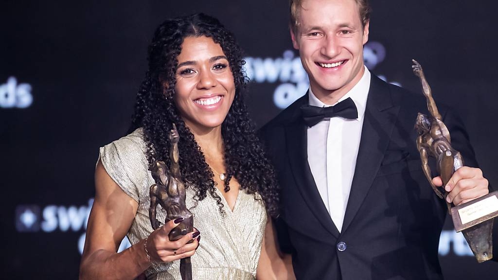 Die Gewinner der Sports Awards 2022: Mujinga Kambundji, Sportlerin des Jahres, und Marco Odermatt, Sportler des Jahres