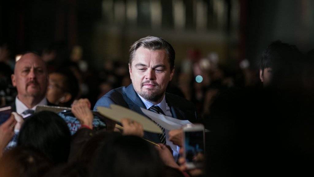 Ein Mann, eine Mission: Wo auch immer Leonardo DiCaprio unterwegs ist (hier bei der Premiere seines neusten Films «The Revenant» in Tokio), macht er auf den Klimawandel aufmerksam.