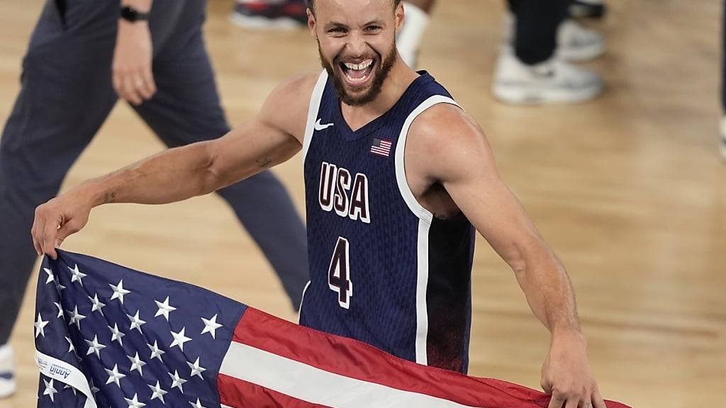 Feierte seinen ersten Olympiasieg: Stephen Curry