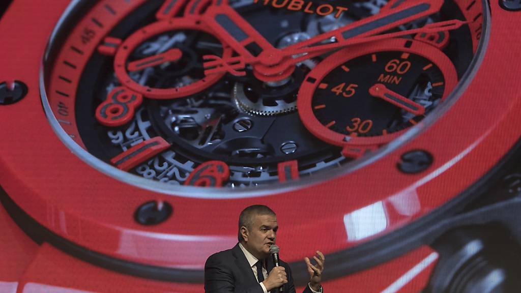 Die Uhrenmarken Hublot und Bulgari streben vor allem in China 2021 Wachstum an. Im Bild Hublot-Chef Ricardo Guadalupe an der Baselworld 2018. (Symbolbild)