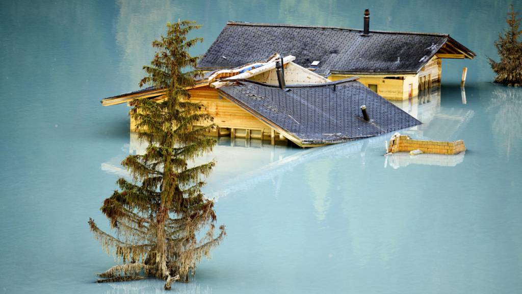 Nach dem verheerenden Bergsturz von Blatten VS ist der Untergang des Dorfes sichtbar. Das Bild von Laurent Gilliéron, fotografiert für Keystone-SDA am 19. September 2025, gewinnt den «Swiss Photo Award» in der Kategorie Aktualität.