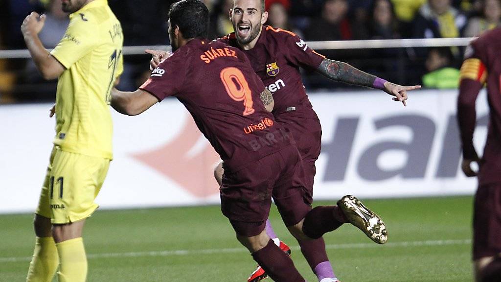 Luis Suarez schoss in Villarreal das 1:0