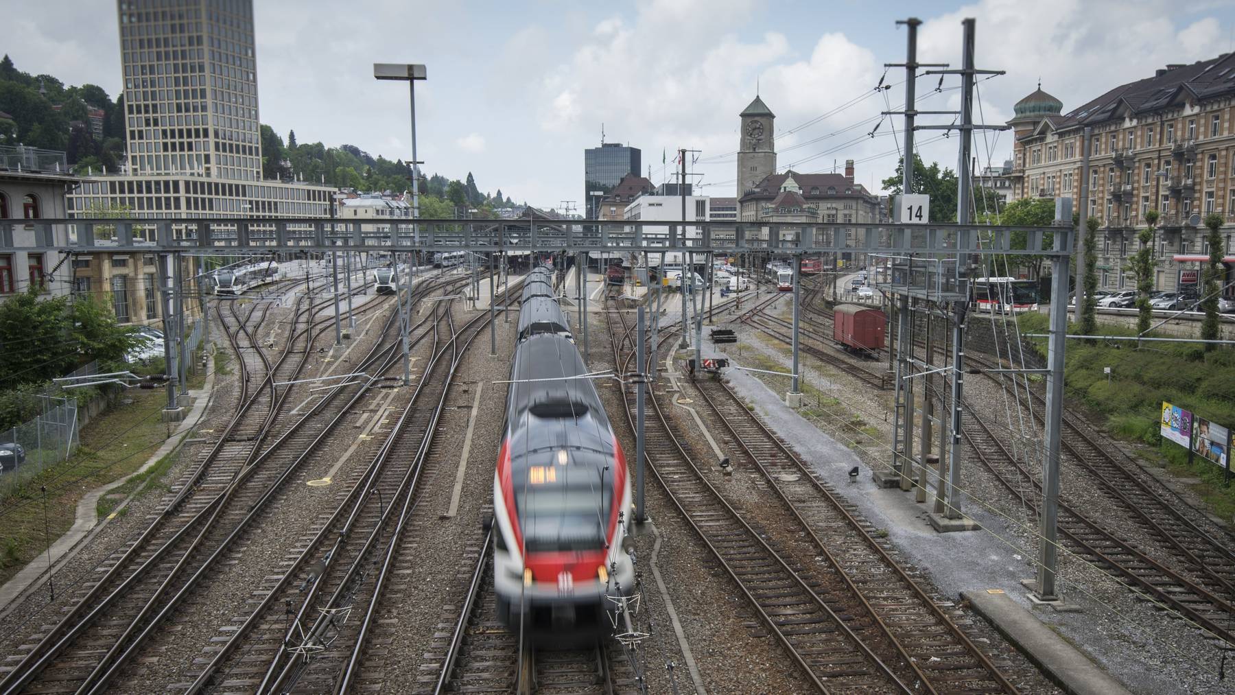 Die Verbindung zwischen Zürich und St.Gallen wird ausgebaut.