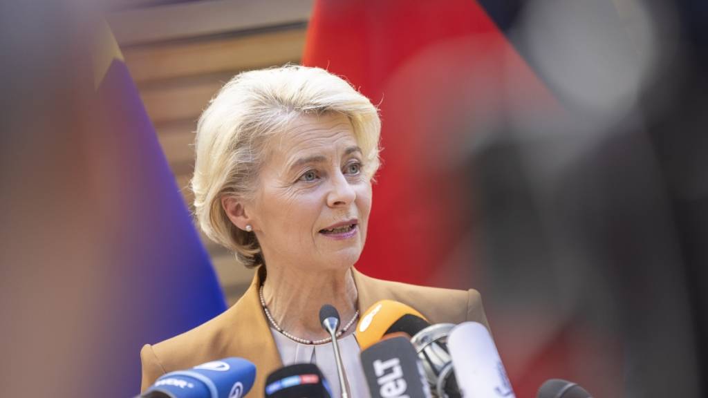«Wichtig ist, dass wir die Grundsätze, die Grundprinzipien, aufrechterhalten», sagt EU-Kommissionspräsidentin Ursula von der Leyen vor dem Beginn des G20-Gipfels. Foto: Thomas Banneyer/dpa