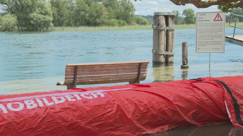 Hochwassersituation am Bodensee bleibt angespannt