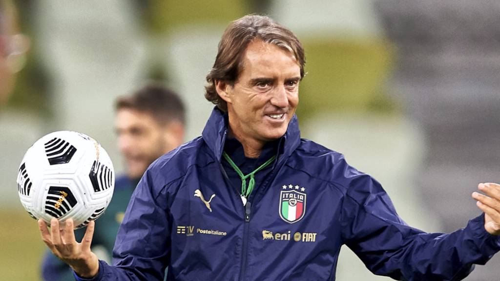 Italien mit Trainer Roberto Mancini ist der Gastgeber und der Favorit der Gruppe A.