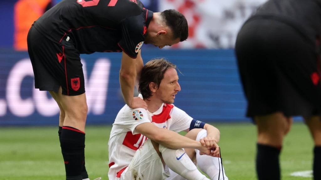 Zenit überschritten? Kroatiens Altstar Luka Modric konnte bisher wie seine Teamkollegen nicht überzeugen