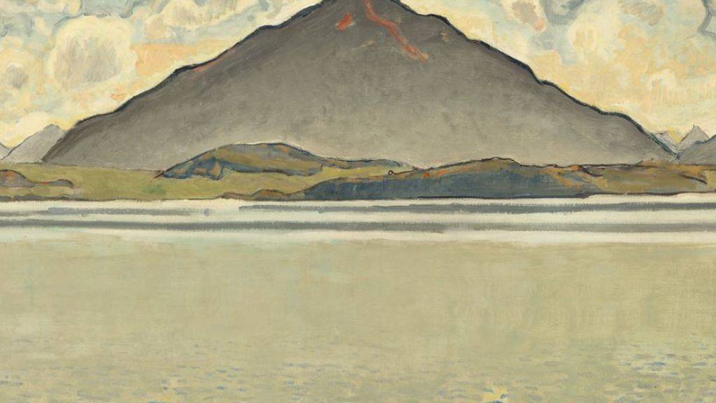 Das Gemälde «Thunersee mit Niesen» (1910) ist Teil der Ausstellung «Hodler/Parallelismus» im Musée Rath in Genf. Sie dauert vom 20. April bis 19. August 2018.