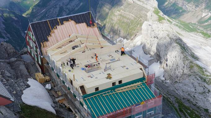 Alter Säntis hat ein neues Dach