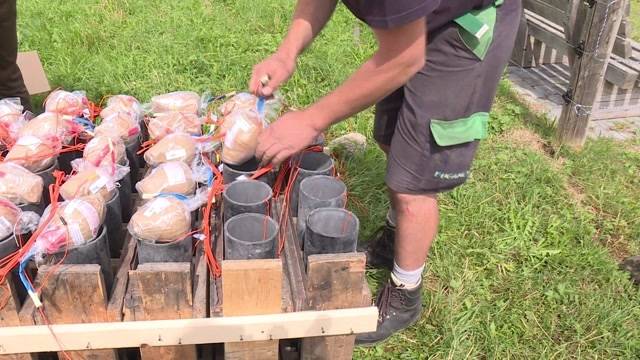 Gurtenfeuerwerk: Letzte Vorbereitungen