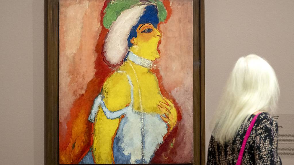 Was für Farben: «Modjeska, sopraniste» (1908) von Kees van Dongen in der Sonderausstellung Matisse, Derain und ihre Freunde, Die Pariser Avantgarde 1904 -1908, im Kunstmuseum Basel.