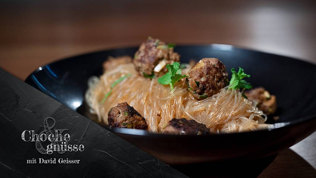 Choche & gnüsse mit David Geisser, Reisnudel-Bowl