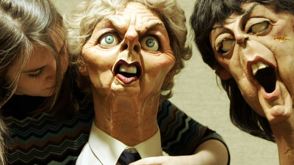 Figuren der britischen Fernsehshow «Spitting Image» standen in der Vergangenheit teils zum Verkauf. (Archivbild)