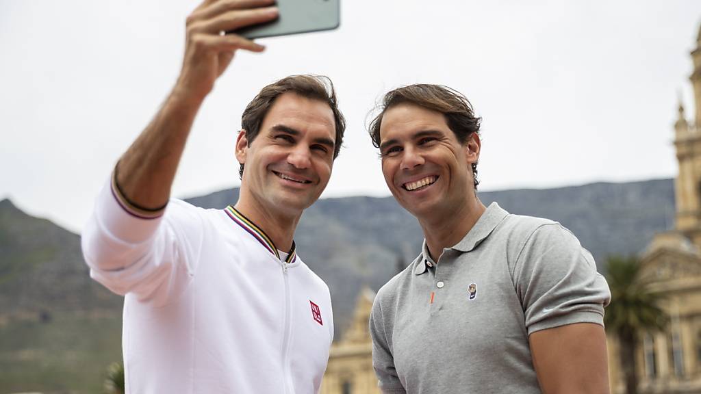 Zwei Freunde: Roger Federer und Rafael Nadal